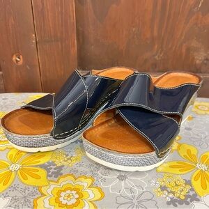 Elegant Women's Navy Mules